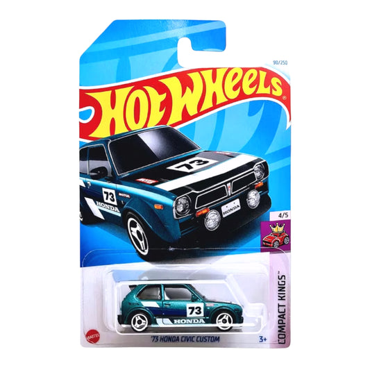 Hot Wheels COMPACT KINGS '73 Honda Civic Custom