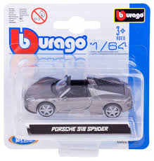 BBURAGO Porsche 918 Spyder 1/64 Silver