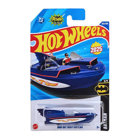 Hot Wheels Batman - 1966 Bat Boat/Bateu