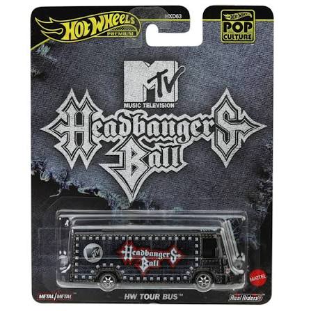 Hot Wheels Premium Pop Culture Mtv Headbangers Ball- HW Tour Bus