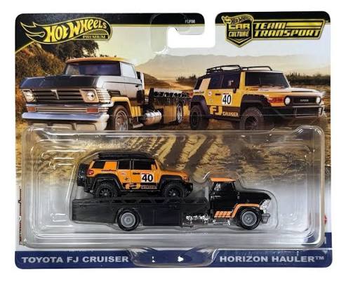 Hot Wheels Premium Team Transport - Toyota FJ Cruiser & Horizon Hauler
