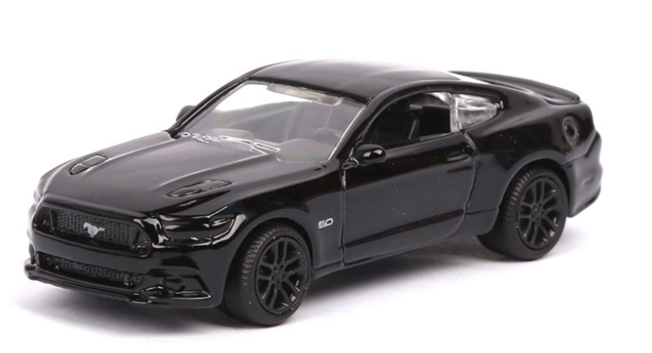 BBURAGO 2015 Ford Mustang GT 1/64 BLACK