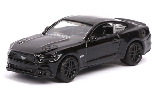 BBURAGO 2015 Ford Mustang GT 1/64 BLACK