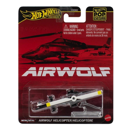 Hot Wheels Premium Pop Culture Airwolf - Airwolf Helicopter