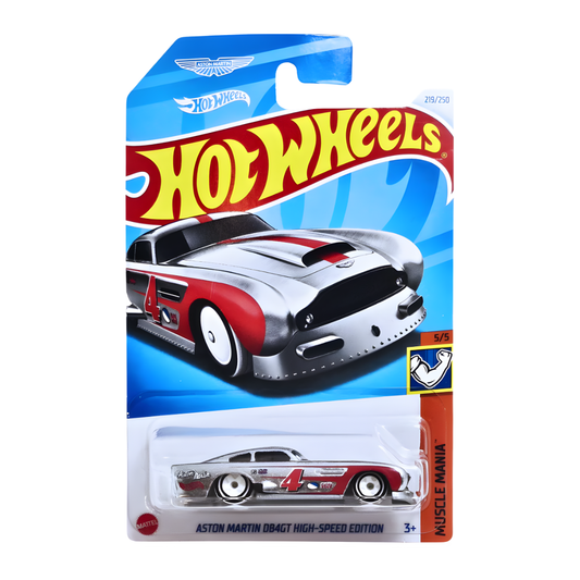 HOT WHEELS MUSCLE MANIA ASTON MARTIN DB4GT HIGH-SPEED EDITION